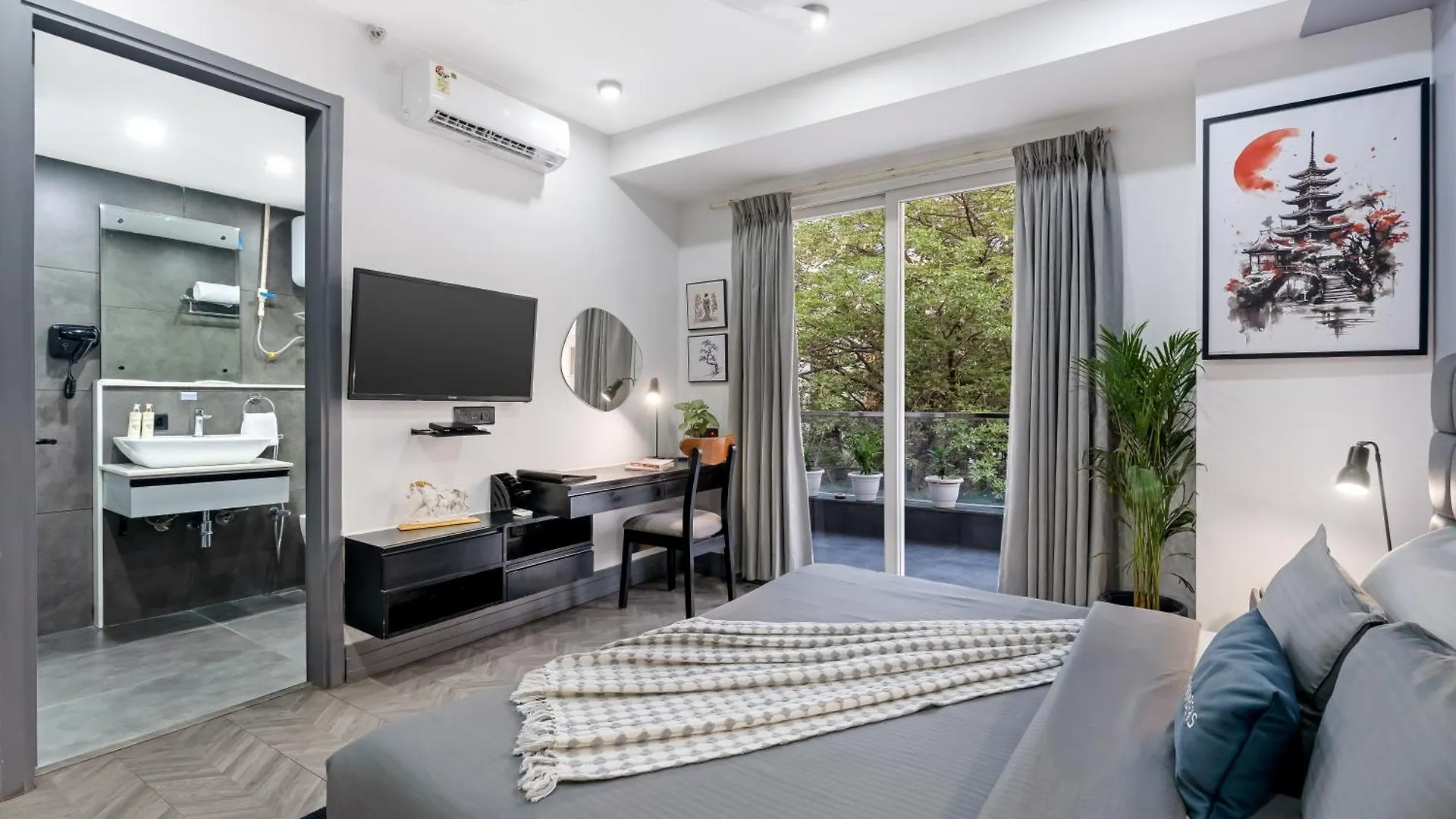 Bedchambers Luxurious Serviced Apartment In גורגאון הודו